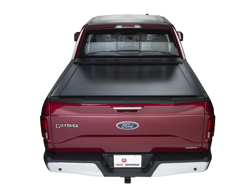 Ford Ranger Retractable Tonneau Cover - Pace Edwards - Switchblade Metal - Black - 2019